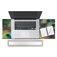 Repose-poignets ergonomique en mousse à mémoire de forme de 2 cm, en cuir souple, fait main, cadeau de bureau