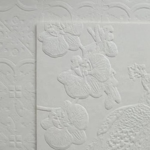 Ensemble d'invitations de mariage en papier d'art de luxe <span class=keywords><strong>personnalisé</strong></span>, papier premium 600 g/m², design floral en relief 3D avec <span class=keywords><strong>impression</strong></span> en creux - Product Image 3