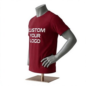 เสื้อยืดผู้ชายคอกลมแขนสั้นผ้าฝ้ายเจอร์ซีย์ 100% พิมพ์ลายด้านหน้า สวมใส่สบายทรงปกติ รับผลิตเสื้อยืดพร้อมสกรีนโลโก้ตามสั่งขายส่ง - Product Image 3