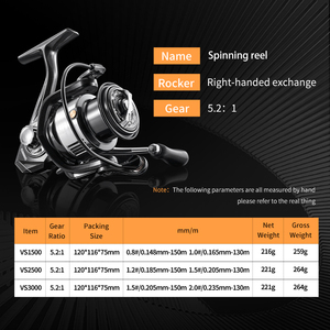 Aluminium Bait Spinning Reel für Bass Marlin Lachs Angeln Tiefsee zubehör mit Nylon körper für Stream River und Lake - Product Image 3
