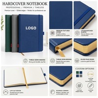 Carnet de notes personnalisé en cuir végétalien, couverture rigide, 200 pages, reliure cousue, impression UV, logo personnalisé