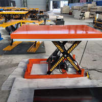 Plateforme élévatrice à ciseaux hydraulique ultra-basse 1000 kg, hauteur minimale 85 mm, table élévatrice électrique pour transport en entrepôt