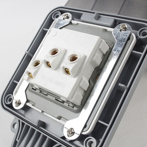 Johnn Chất lượng cao IP66 không thấm nước chuyển đổi CN điện 1 <span class=keywords><strong>Gang</strong></span> 5 pin MF ổ cắm với Neon Dễ dàng cài đặt - Product Image 5