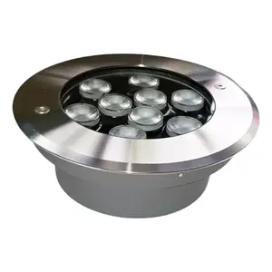 9W LED Recessed <b>Floor</b> <b>Lamp</b> With Cold Or Warm Light Options, Stainless Steel Outdoor Garden Lighting, IP65 Waterproof, 50000-Hour - Product Image 5