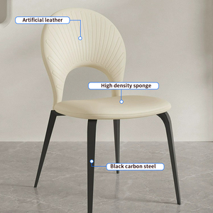 Juego <span class=keywords><strong>de</strong></span> <span class=keywords><strong>Sillas</strong></span> <span class=keywords><strong>de</strong></span> Comedor Contemporáneas con Respaldo Texturizado, Asiento Acolchado, Estructura <span class=keywords><strong>de</strong></span> Metal Negro, Decoración <span class=keywords><strong>para</strong></span> el Hogar, <span class=keywords><strong>Cocina</strong></span> y Comedor - Product Image 3
