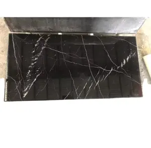 Nero Marquina Black Marble Tile Polished natural marble decoration material