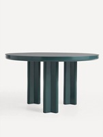 Table à manger ronde en bois massif, style minimaliste moderne, pour la maison, le restaurant, le bar, pas d'assemblage nécessaire