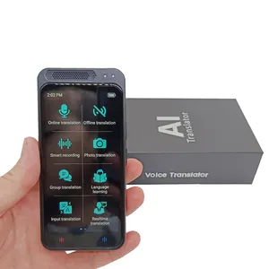 Traducteur bidirectionnel, traduction vocale, plusieurs langues, traduction instantanée intelligente, appareil de traduction <span class=keywords><strong>en</strong></span> ligne et hors ligne, traduction par caméra - Product Image 1