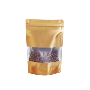 100 pz/<span class=keywords><strong>pacco</strong></span> con chiusura a chiusura lampo in plastica laminata di alluminio colorato stampato in alluminio borsa Stand up Pouch per cibo Tea Coffee Nut Packaging - Product Image 5