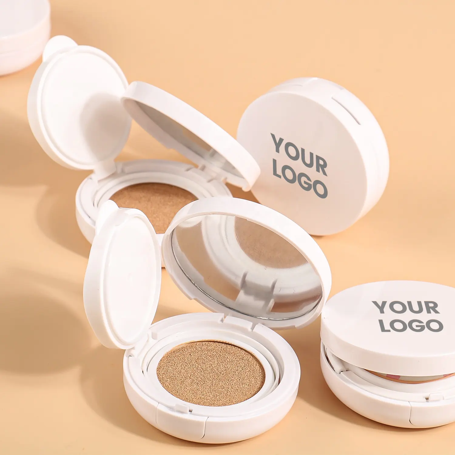 Custom Face Cosmetic Makeup Bb Cushion Foundation Making Your Own Brand Glow Silky Cushion Foundation Cream