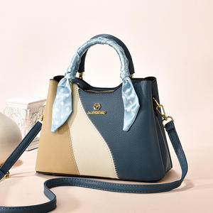 2025 vente chaude PU cuir femme sacs à main grande capacité dame <span class=keywords><strong>Mesager</strong></span> sacs avec écharpe mode femme sacs à bandoulière - Product Image 1