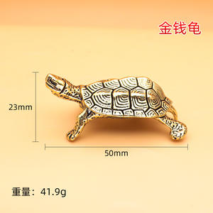 Langlebig keit Messing Retro Tee Haustier glück verheißende Tierheim dekoration antike Handwerk kleine Geschenks child kröte - Product Image 6
