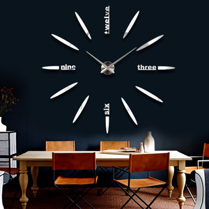 Orologio da parete in acrilico fai-da-te creativo soggiorno decorazione da parete di <span class=keywords><strong>grandi</strong></span> <span class=keywords><strong>dimensioni</strong></span> adesivi da parete con orologio minimalista nordico - Product Image 3