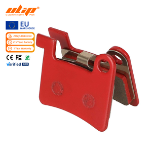 Pastillas de Freno Metálicas Rojas de Alta Resistencia al Desgaste para Scooter Eléctrico y Bicicleta Eléctrica - Product Image 1