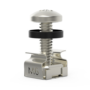 Tornillos para Muebles con Cabeza Phillips M6 de 12 mm y 16 mm, Acero al Carbono Cincado, Rosca Gruesa, Clase 8, Uso General - Product Image 2
