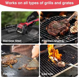 Outil de nettoyage de <span class=keywords><strong>barbecue</strong></span> électrique portable étanche en acier inoxydable 950 tr/min pour barbecues en extérieur - Product Image 5