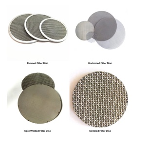30 40 50 60 80 <span class=keywords><strong>100</strong></span> 120 mm SUS 304 Đĩa thép không gỉ hình dạng khác nhau được thiết kế tùy chỉnh dệt lưới lọc đĩa - Product Image 5