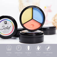 Proveedor profesional de gel de uñas BOZLIN 3 en 1 15ml esmalte de gel de pudín de crema sólida semipermanente de alto pigmento