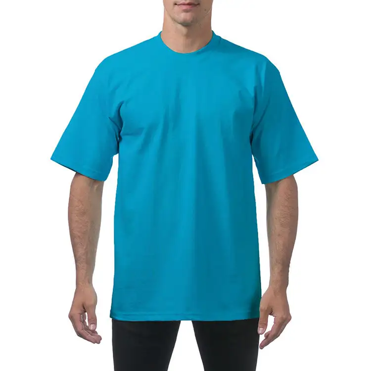 Camisetas de manga corta con logotipo personalizado bordado para hombre, camisetas de algodón de gran tamaño en blanco, ropa de verano de calidad, venta al por mayor