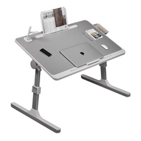Table de chevet pliable réglable en hauteur, design simple, bureau de dortoir pour étudiants, bureau d'écriture au lit
