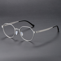 80992 Montures de lunettes originales en métal pour hommes, nouveau design, vente en gros de montures optiques de Chine
