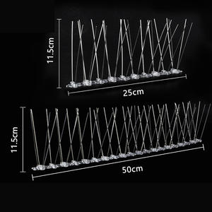 Antiparasitaire en acier inoxydable dissuasif pointes d'oiseaux Transparent Polycarbonate plastique <span class=keywords><strong>Anti</strong></span> vol pointes d'oiseaux oiseau - Product Image 4