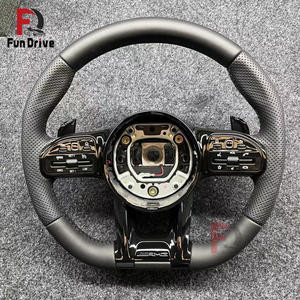 Volante de Cuero <span class=keywords><strong>Mercedes</strong></span> para Benz Amg Clase E W212 W213 Cla C117 250 200 C118 Clk W209 Clase A W177 A200 Clase V W447 - Product Image 2