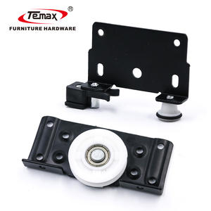 Temax Système de <span class=keywords><strong>rail</strong></span> coulissant supérieur et inférieur Armoire Quincaillerie de porte coulissante pour armoire Armoire - Product Image 1