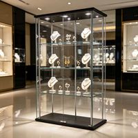 Vitrine à bijoux avec éclairage LED personnalisable