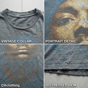 T-shirt graphique personnalisé coupe ample style années <span class=keywords><strong>90</strong></span>, motif icône <span class=keywords><strong>rap</strong></span>, esthétique archivistique de luxe, gris délavé soleil |   T-shirt de la collection Elite Boutique Streetwear - Product Image 2