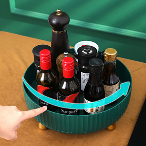 Organizador Giratorio para Especias y Condimentos, Bandeja Giratoria para Almacenamiento en Despensa, Encimera de Cocina, Baño - Product Image 5