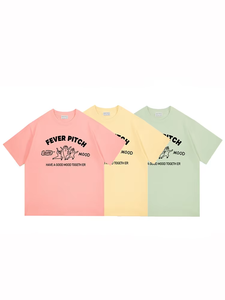 Camiseta de Algodón Puro para Hombre, Moderna, con Estampado Informal de Dibujos Animados, Transpirable, que Absorbe la Humedad, con Diseño de Tres Personas Bailando en Pareja - Product Image 5