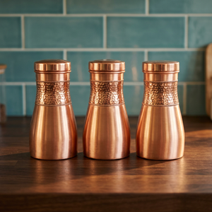 Vasos de Cobre Martillado para Uso Doméstico, Ecológicos, Libres de BPA, Aptos para Lavavajillas, con Revestimiento Anticorrosión, Económicos - Product Image 1