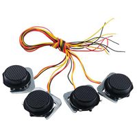 Wishiot 4 unidades Célula de carga de 50 kg, Sensor de pesaje, Medidor de deformación de puente medio micro delgado y plano, Precisión de 0.06g, 5V, Módulo AD con amplificador HX711