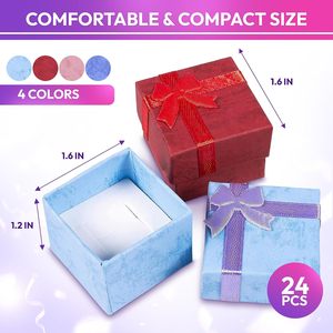 Cajas de Regalo para Joyería de Lujo con Logotipo Personalizado de Fábrica al por Mayor, con Cuero Sintético PU de Alta Gama - Product Image 5