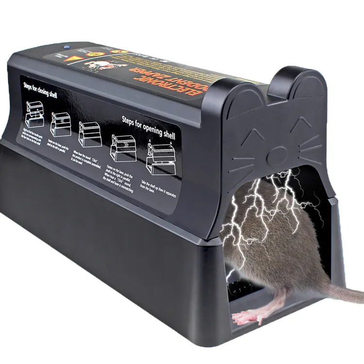 Vendita calda 7000V Elettronico Trappola Trappola Roditore Killer Grande Ratto Elettrico