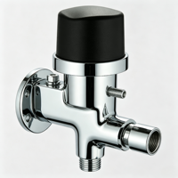 Valve de chasse d'eau à capteur de lumière et temporisation pour urinoirs, idéale pour hôtels et écoles