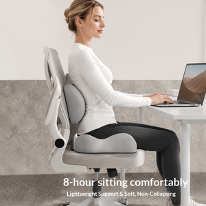 Coussin de siège ergonomique en mousse à mémoire de forme en U avec support lombaire, contour <span class=keywords><strong>orthopédique</strong></span> pour le coccyx, respirant, amovible et lavable - Product Image 4