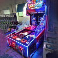Dinibao Amusement Arcade Machine de jeu vidéo de frappe à marteau Happy Hammer pour 2 joueurs, à monnayeur, en anglais, avec machine à tickets de rédemption