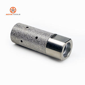 3In 75mm * 2In 5/8 "-11 Roue diamantée brasée sous vide <span class=keywords><strong>pour</strong></span> meules de ponçage <span class=keywords><strong>pour</strong></span> trous de comptoir en <span class=keywords><strong>pierre</strong></span> granit béton <span class=keywords><strong>marbre</strong></span> - Product Image 5