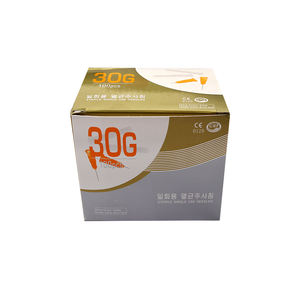 Paquete de 100 <span class=keywords><strong>Agujas</strong></span> de Acero Inoxidable al por Mayor, Calibre <span class=keywords><strong>30G</strong></span>, 4mm, 6mm, <span class=keywords><strong>13mm</strong></span>, 25mm, <span class=keywords><strong>Agujas</strong></span> Faciales para Skin Booster - Product Image 3