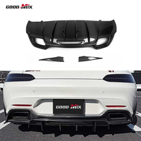 Kit carrosserie en fibre de carbone sèche préimprégnée Paktechz, diffuseur de pare-chocs arrière, spoiler pour Mercedes Benz AMG GT GTS C190 2014 - 2021