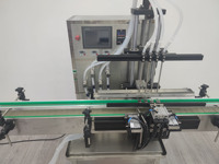 Machine de remplissage automatique à 2, 4, 6 ou 8 têtes pour la production et le conditionnement de liquides, ligne de remplissage d'eau et de jus