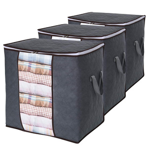 3Pcs Large Toys Blanket Clothes Storage Bag Organizer and Storage Containers