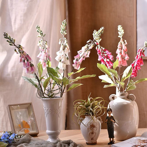 Di alta qualità artificiale decorativo esterno digitale <span class=keywords><strong>fiore</strong></span> campana digitale fiori per la casa balcone decorazione di nozze - Product Image 2