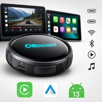 Ottocast P3P Adaptor Nirkabel Portabel CarPlay Android Auto Koneksi Bluetooth/USB Kontrol AI Netflix/YouTube Garansi 1 Tahun