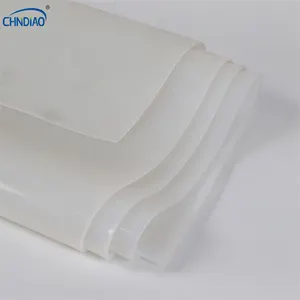 High Temperature Heat Resistance Soft Mat 1mm 3mm Thin Silicone Roll White Rubber Sheet