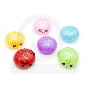 Dumpling Squishies Glitter Steamed Bun Baozi Mystery <b>Box</b> Colorful Stress Balls Fidget Sensory Toy Food Anti Stress Squeeze Balls - Product Image 6
