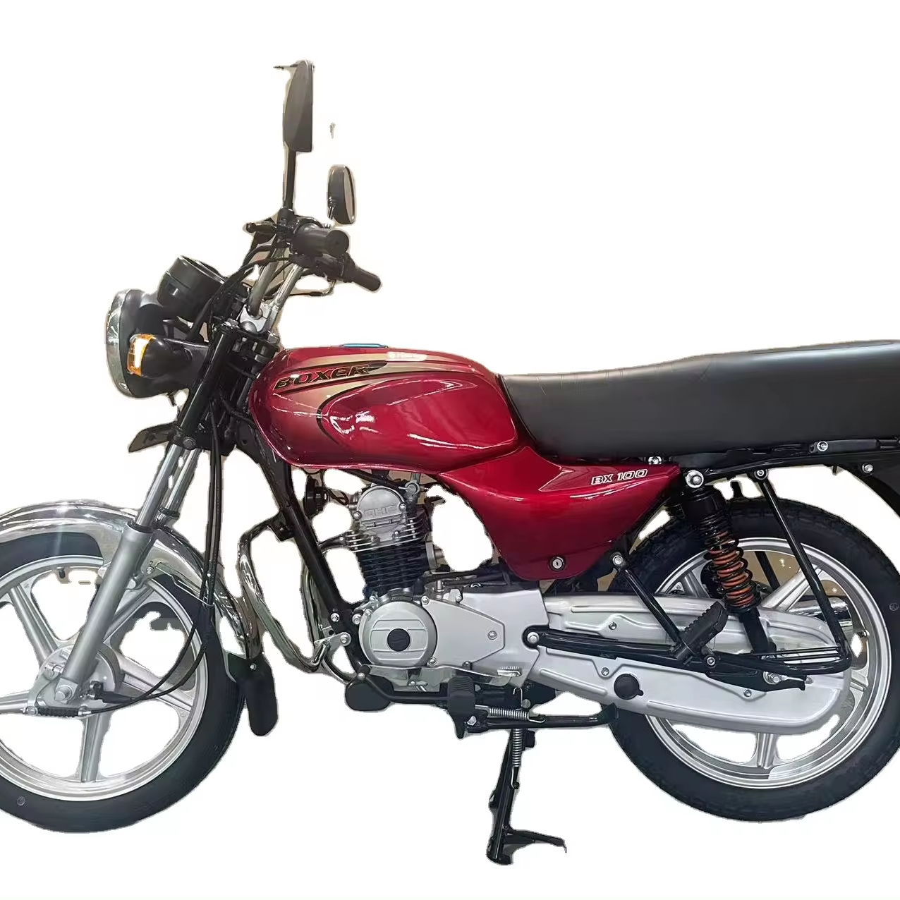 Usine Boxer Splendor Bike Moto Cross Motor 70 cc 100 cc Prix bas Concessionnaire de motos refroidies par air au Kenya Essence Electrique