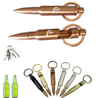 Ouvre-bouteille de bière en forme de balle, porte-clés, personnalisé en 3D, militaire, avec logo, vente en gros, unités